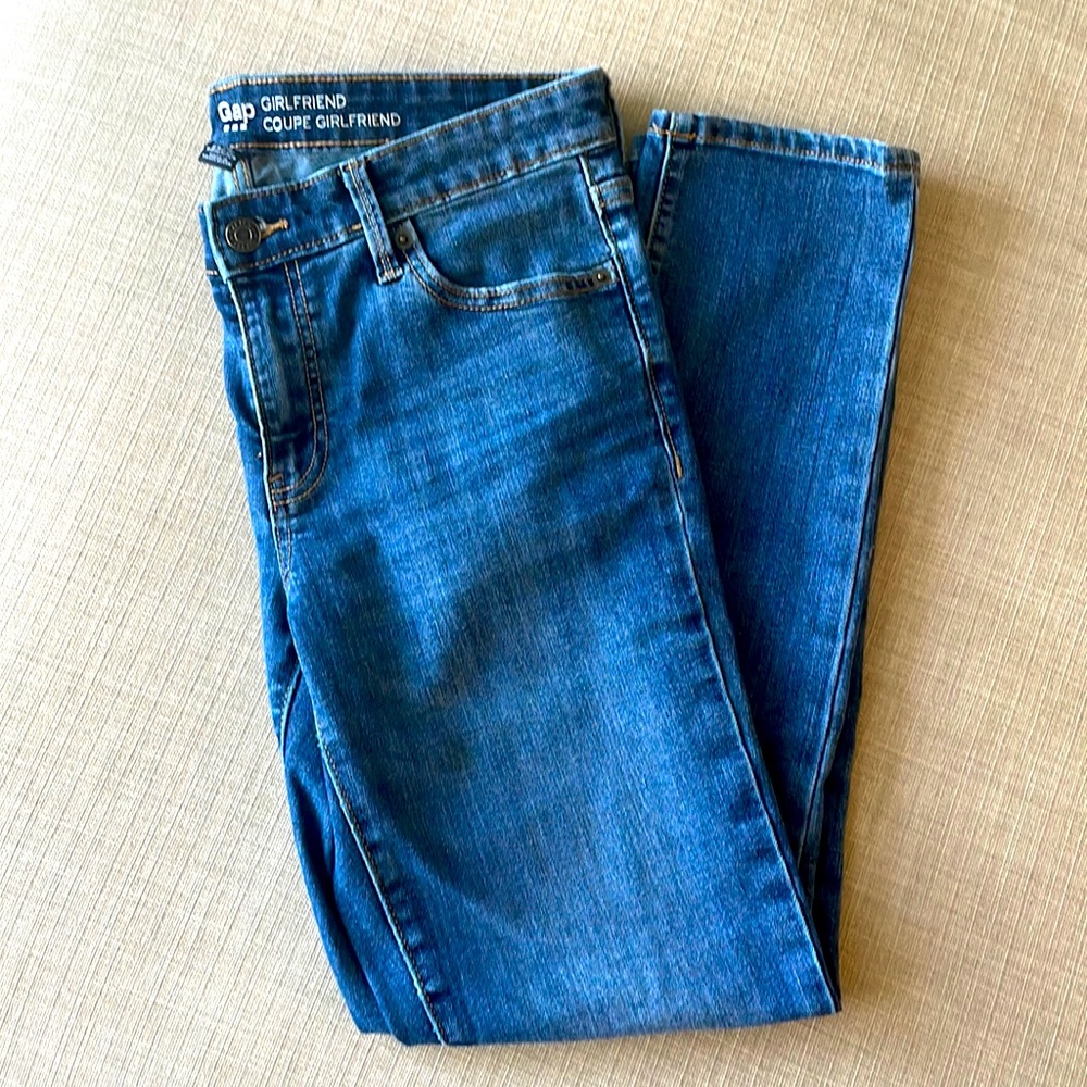 GAP Mid-Rise Girlfriend Jeans